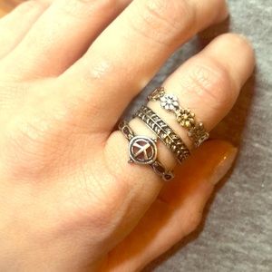 Boho Ring Set
